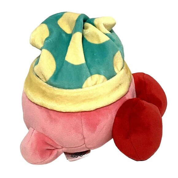 Tomy Sleeping Kirby Junior Plush 6" Nintendo Character Dream Land Planet Popstar - Picture 4 of 5